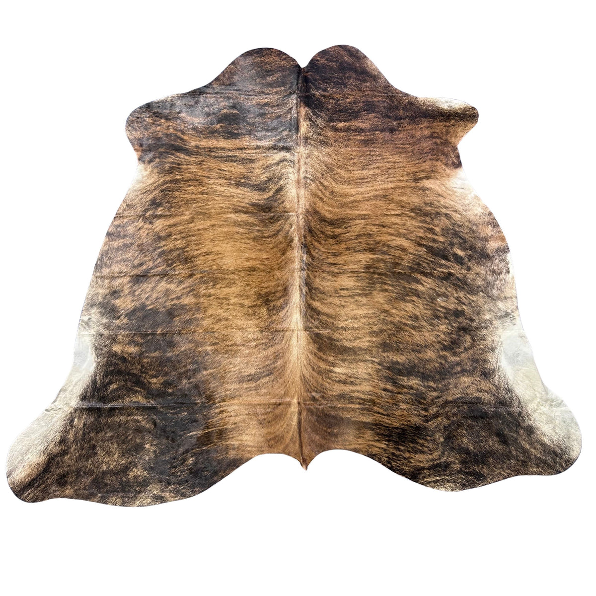 Brindle Cowhide Rug (39.5 sq ft) Size: 7x7 feet Colombia-57
