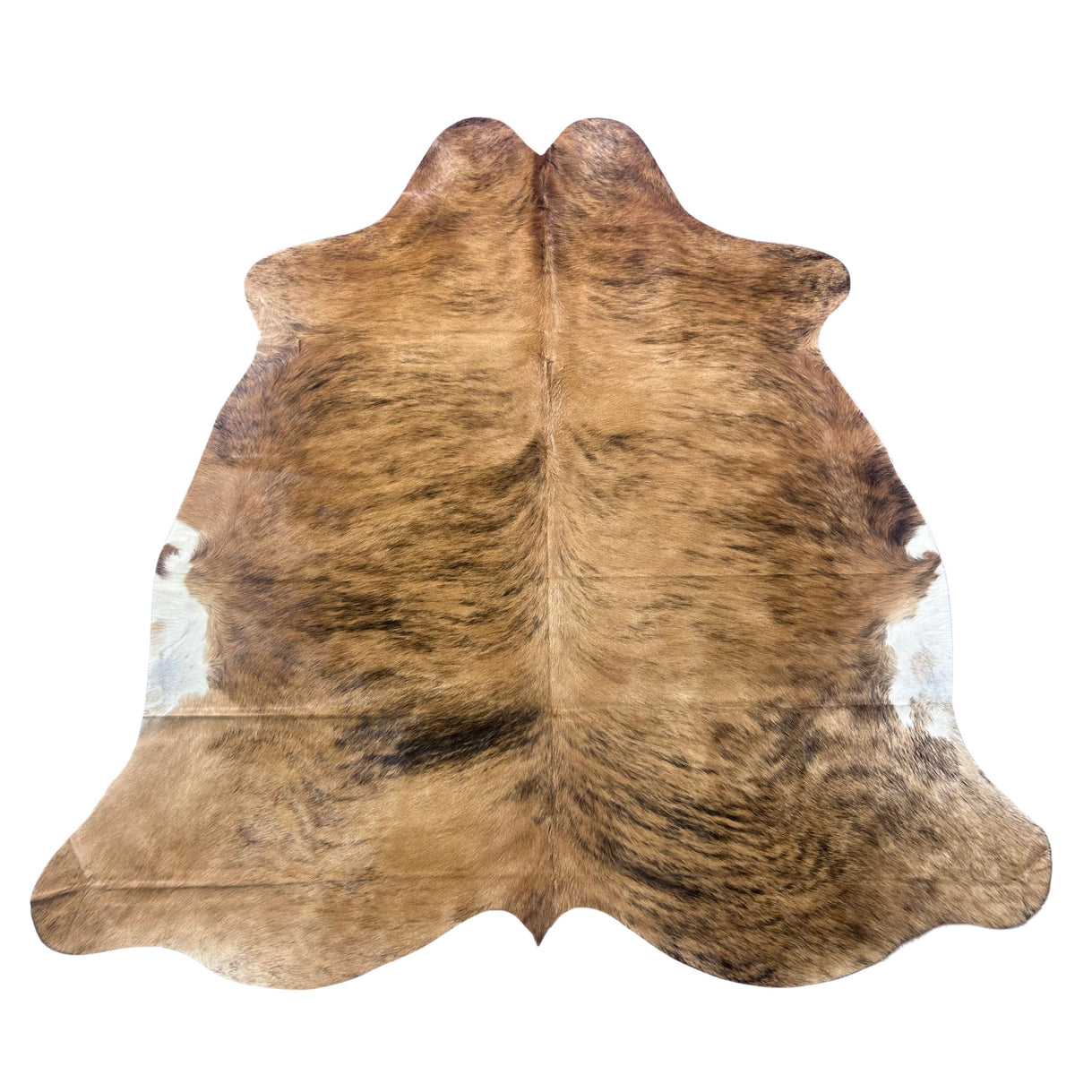 Brindle Cowhide Rug (32.5 sq ft) Size: 7x6 feet Colombia-60