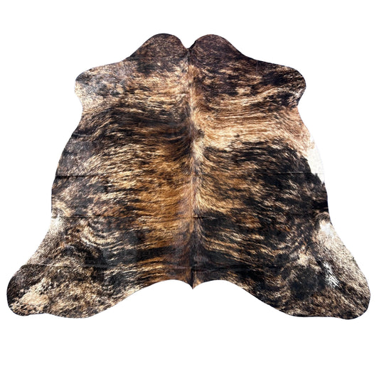 Brindle Cowhide Rug (35 sq ft) Size: 6.7x6.5 feet Colombia-61