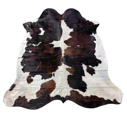 Tricolor Speckled Cowhide Rug (47 sq ft) Size: 7.7x6.5 feet Colombia-62