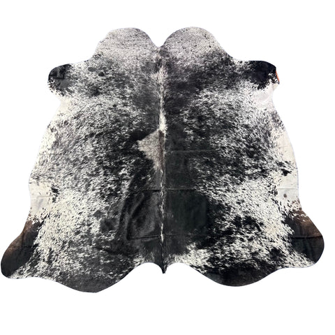 Salt & Pepper Black and White Cowhide Rug (51.50 sq ft) Size: 8x7.5 feet Colombia-70