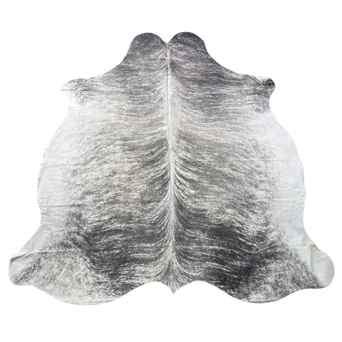 Grey Brindle Cowhide Rug (41 sq ft) Size: 7.2x7 feet Colombia-75