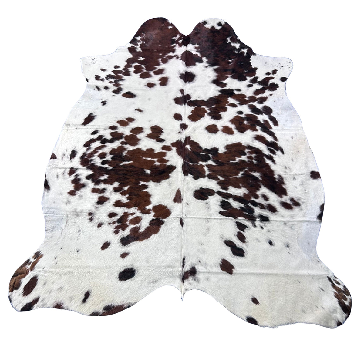 HUGE Tricolor Cowhide Rug (50 sq ft) Size: 8.2x7 feet Colombia-80