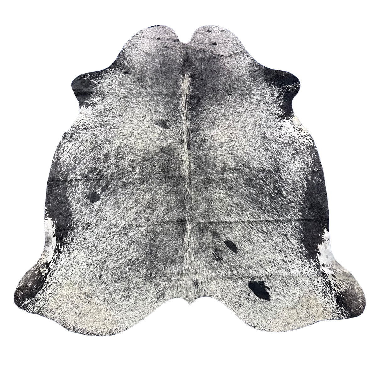 Salt & Pepper Black and White  Cowhide Rug (32.50 sq ft) Size: 7x6 feet Colombia-1