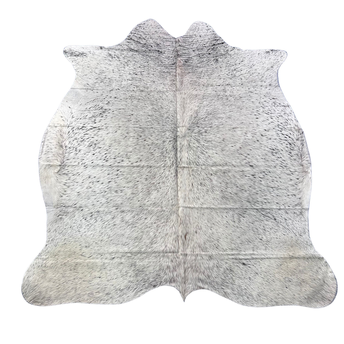 Salt & Pepper Cowhide Rug (37 sq ft/ fine speckled) Size: 7x5.7 feet Colombia-19