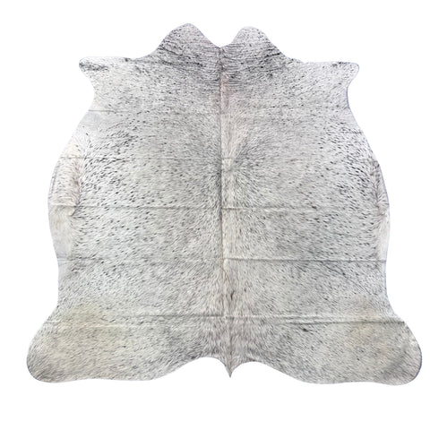 Salt & Pepper Cowhide Rug (37 sq ft/ fine speckled) Size: 7x5.7 feet Colombia-19