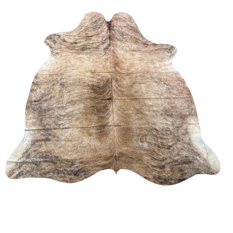 Medium Brindle Cowhide Rug (37 sq ft) Size: 7x6.5 feet Colombia-19A