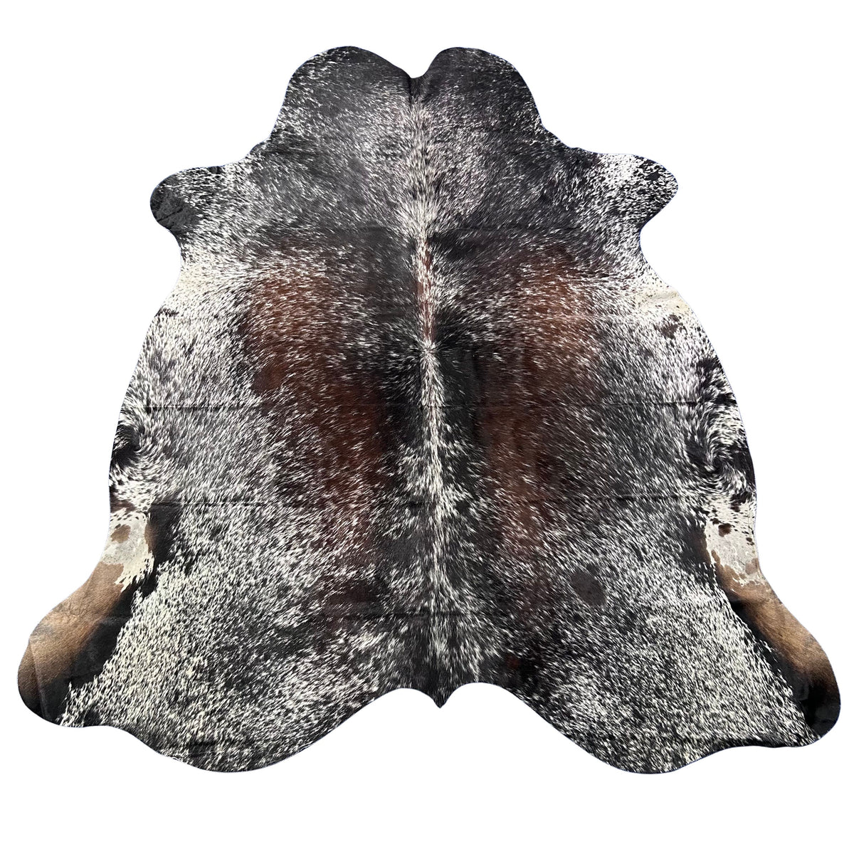 Salt & Pepper Reddish  Cowhide Rug (39.75 sq ft) Size: 7.7x6.5 feet Colombia-2