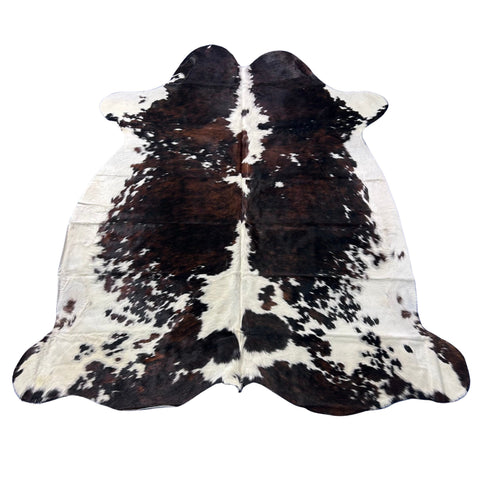 Tricolor Cowhide Rug (40 sq ft) Size: 7x7 feet Colombia-206