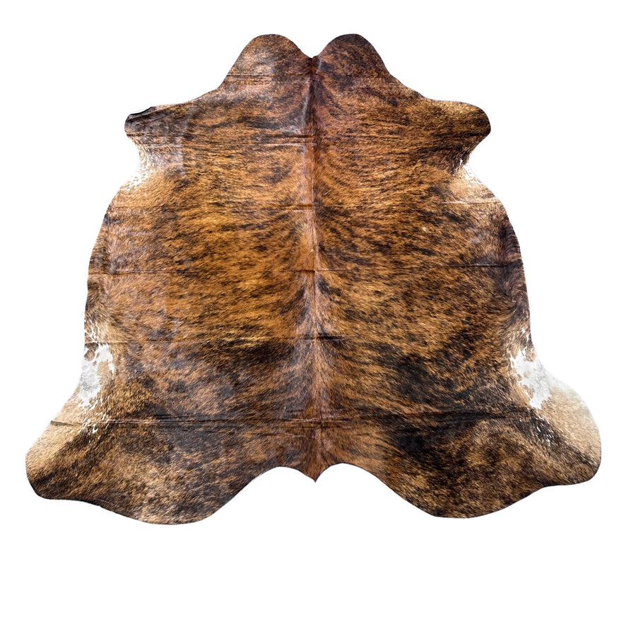 Brindle Cowhide Rug (44 sq ft) Size: 8x7 feet Colombia-21