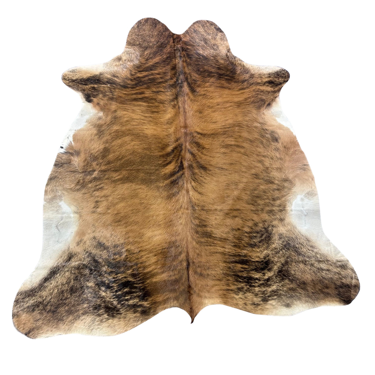 Medium Brindle Cowhide Rug (31 sq ft) Size: 6.5x5.5 feet Colombia-229