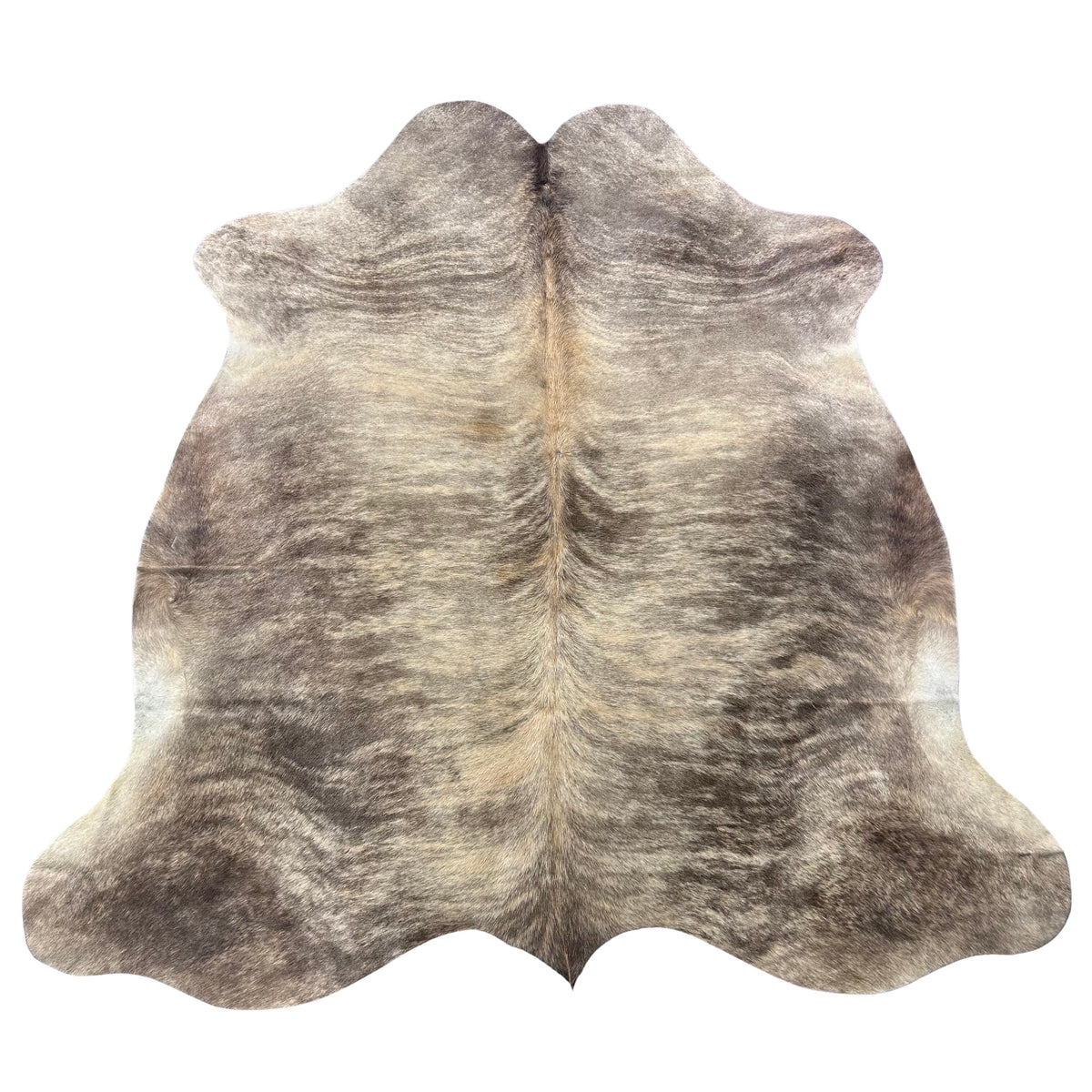 Beige Brindle Cowhide Rug (30.50 sq ft) Size: 6x6 feet Colombia-232A
