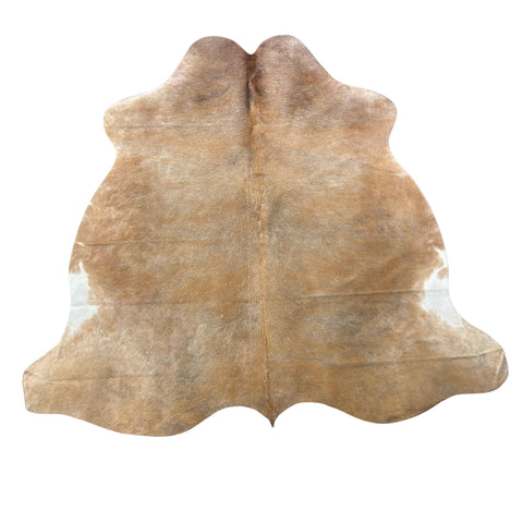 Beige Brindle Cowhide Rug (29.75 sq ft) Size: 6x6 feet Colombia-233