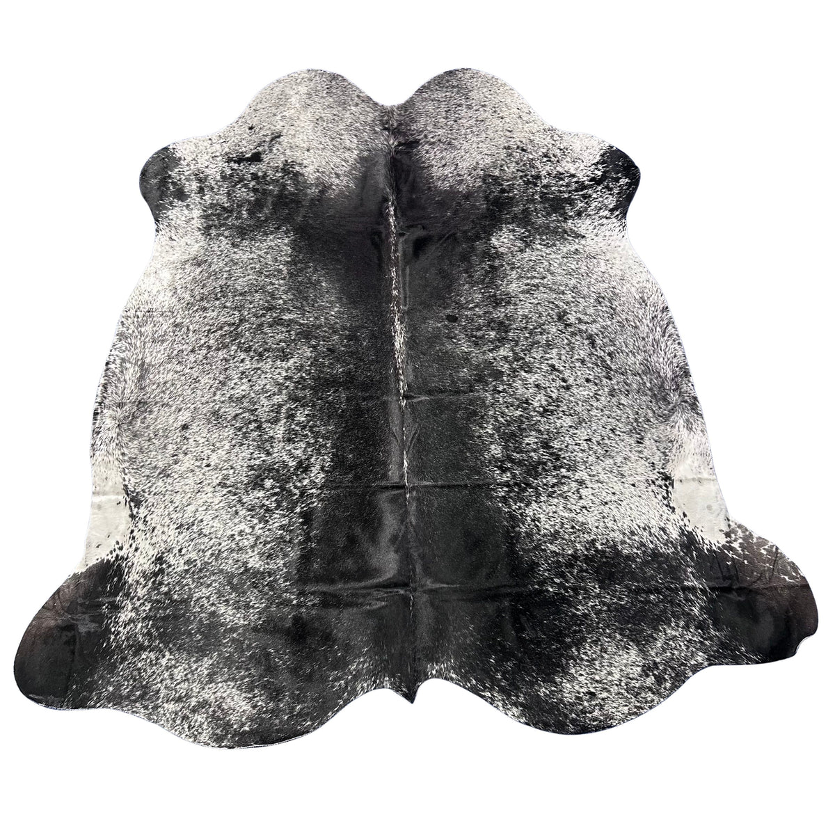 Salt & Pepper Black and White  Cowhide Rug (48 sq ft) Size: 7.7x7 feet Colombia-3