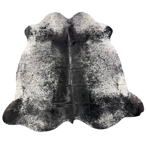 Salt & Pepper Black and White  Cowhide Rug (48 sq ft) Size: 7.7x7 feet Colombia-3