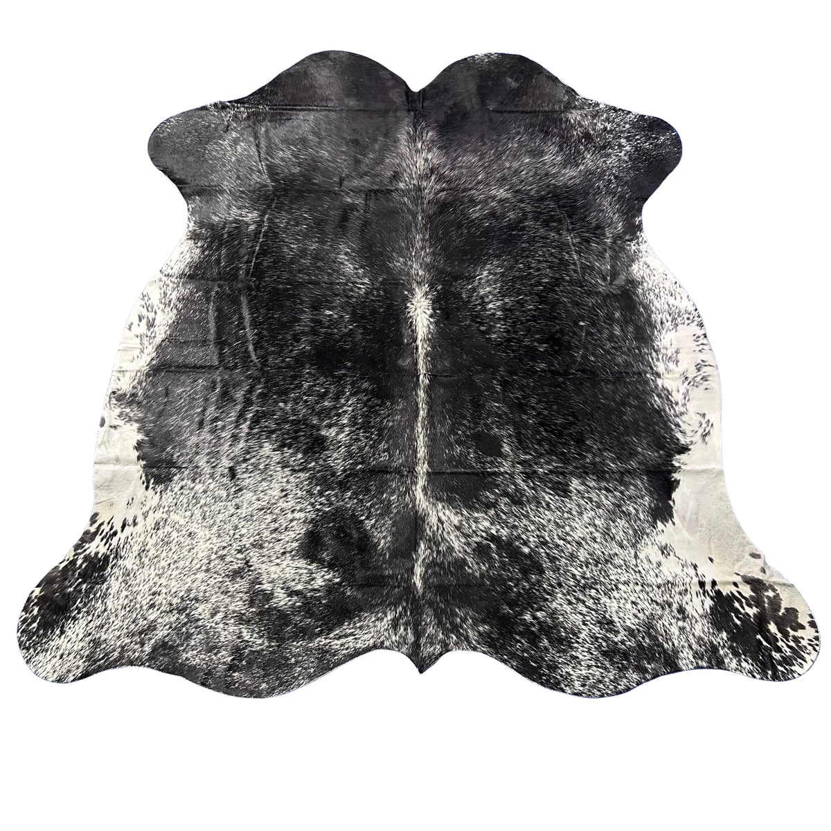 Salt & Pepper Black and White Cowhide Rug (39.75sq ft) Size: 7x7 feet Colombia-6