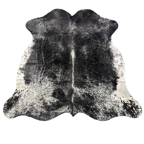 Salt & Pepper Black and White Cowhide Rug (39.75sq ft) Size: 7x7 feet Colombia-6