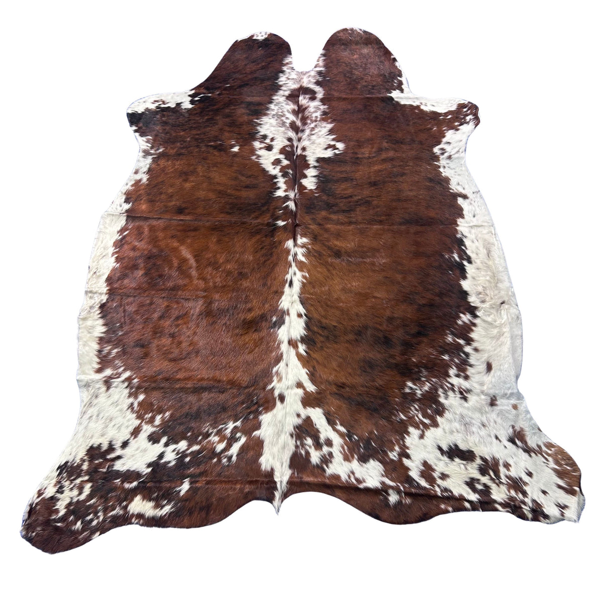 Tricolor Cowhide Rug Size: 7.2x6 feet Colombia-63