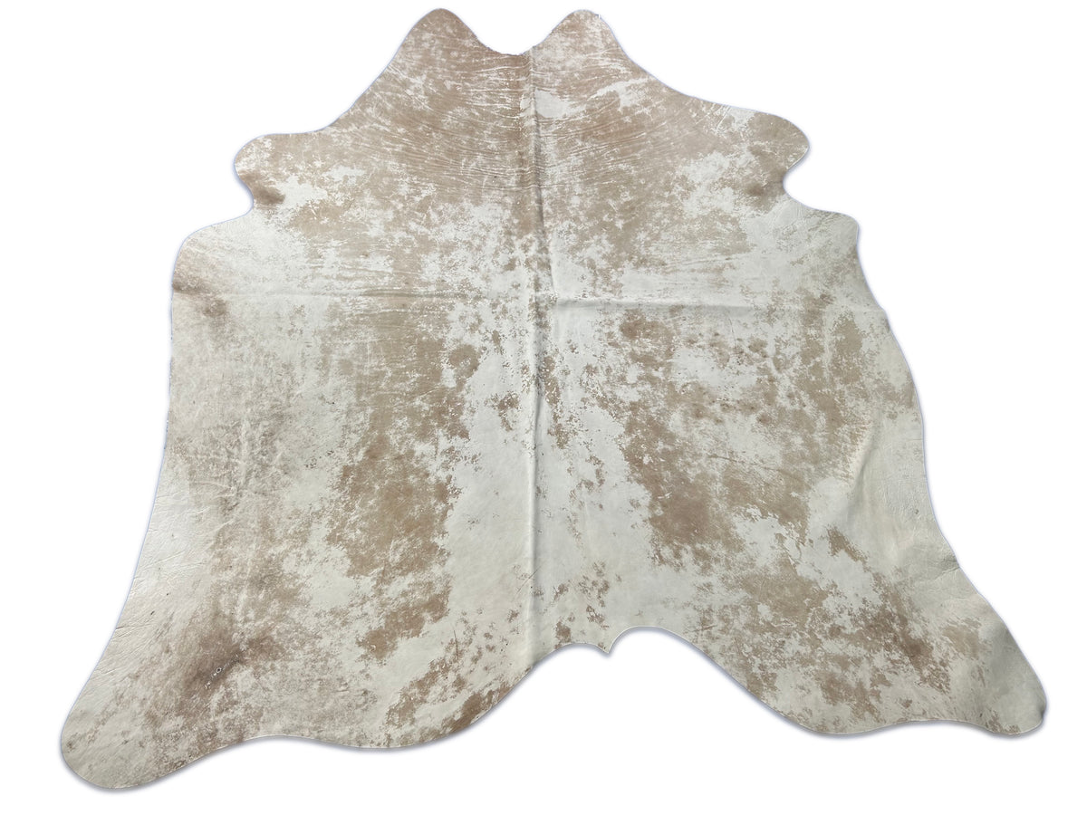 Vintage Cowhide Rug (no hair) Size: 6.5x6 feet D-075