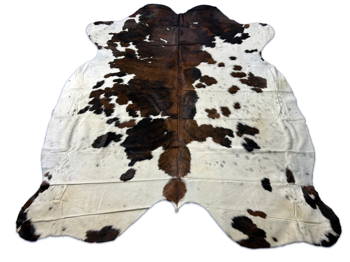 Tricolor Speckled Cowhide Rug Size: 8x7.7 feet D-313