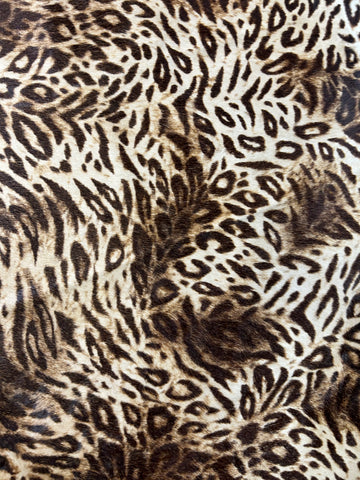 Funky Leopard Print Cowhide Rug Size: 7x6.5 feet D-437