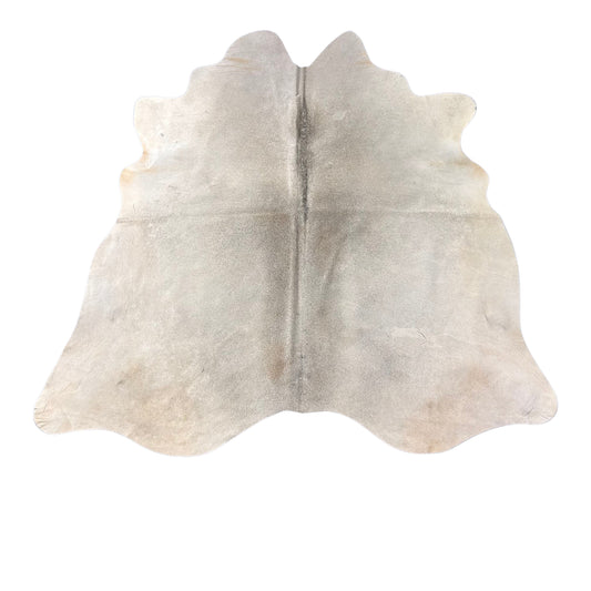 Natural Grey Cowhide Rug Size: 6x6 feet D-585