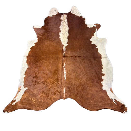 Hereford Cowhide Rug Size: 8x7 feet D-588