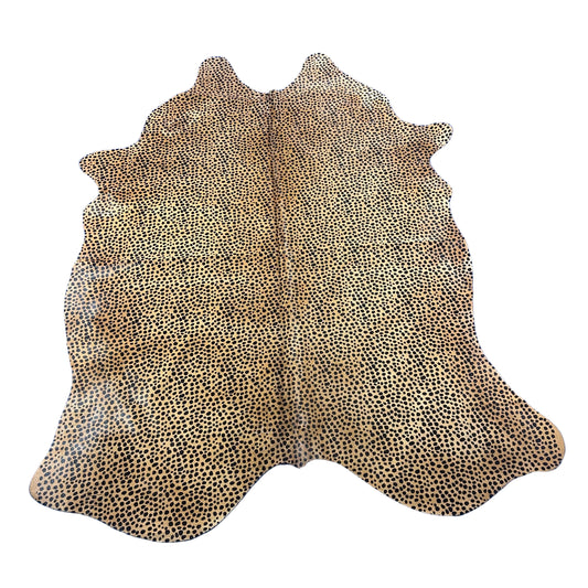 Cheetah Print Cowhide Rug Size: 7x6.5 feet D-908