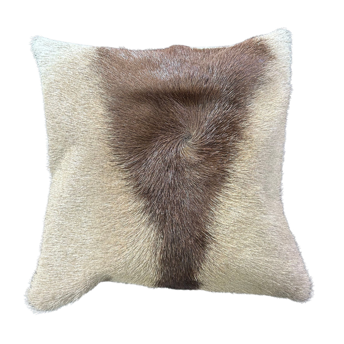 Deer Cushion Cover, Gemsbok Throw Pillow Cover, Natural Antelope Skin Pillow Cover - 16x16" Oryx Skin Pillow Cover