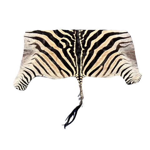 Half Zebra Skin # 84 Size: 60x29"