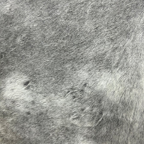 Natural Grey Cowhide Rug Size: 7x6 feet Z-313