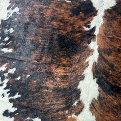 Tricolor Cowhide Rug (42.5 sq ft) Size: 8x7 feet Colombia-278