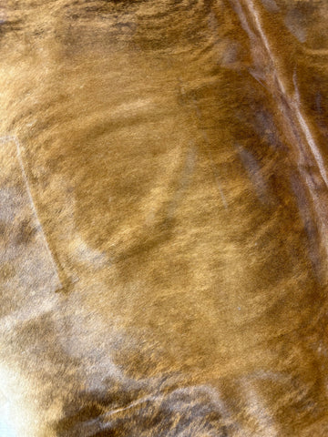 Brown Brindle Cowhide Rug Size: 6.2x6 feet M-1641