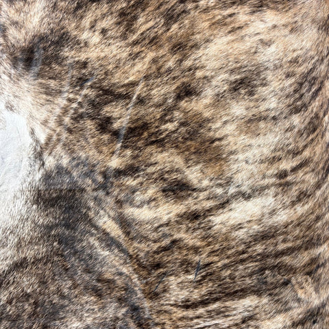 Medium Brindle Cowhide Rug Size: 8x7 feet D-534