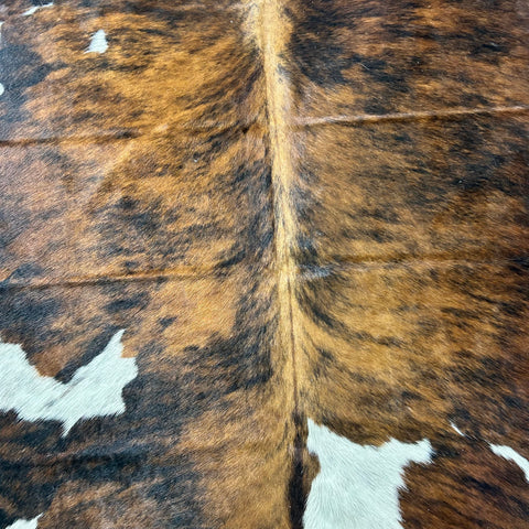 Tricolor Cowhide Rug Size: 7x6.7 feet X-045