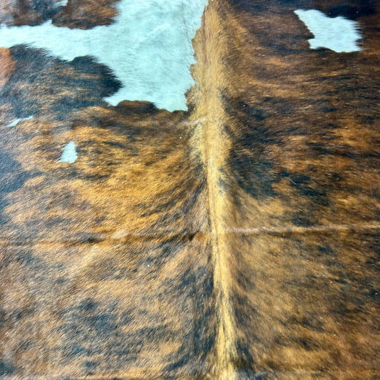 Tricolor Cowhide Rug Size: 7x6.7 feet X-045