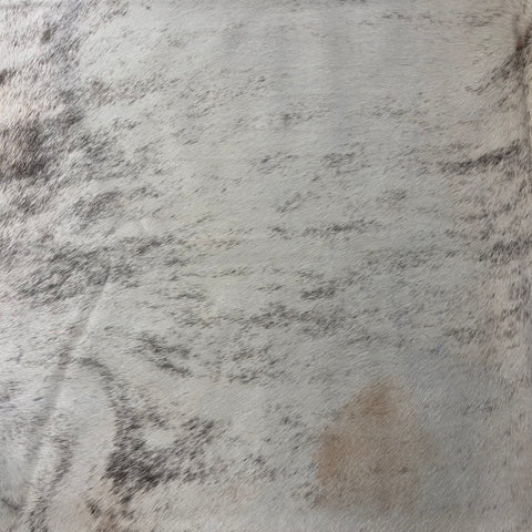 Light Grey Brindle Cowhide Rug Size: 7x6.5 feet D-535