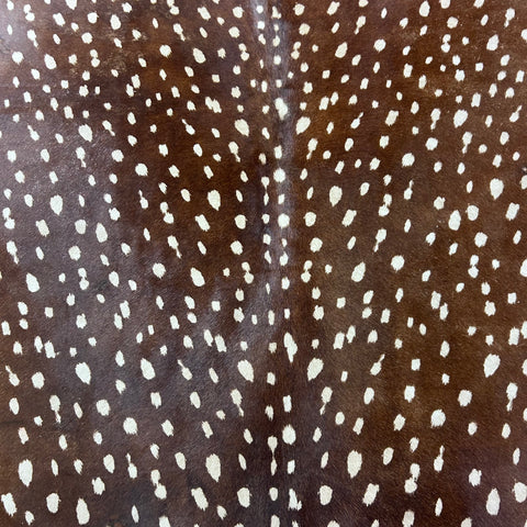 Axis Deer Print Cowhide Rug Size: 7x6 feet Z-336