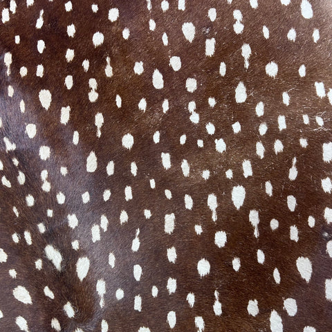 Axis Deer Print Cowhide Rug Size: 7x6 feet Z-336