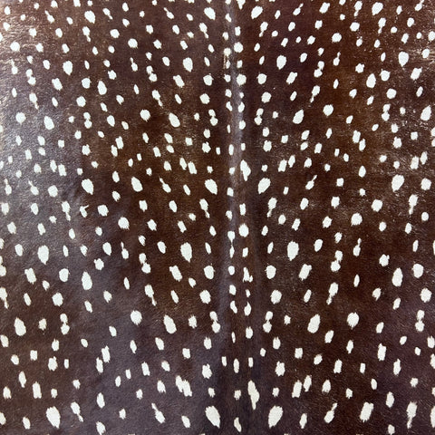 Axis Deer Print Cowhide Rug Size: 7x6 feet Z-337