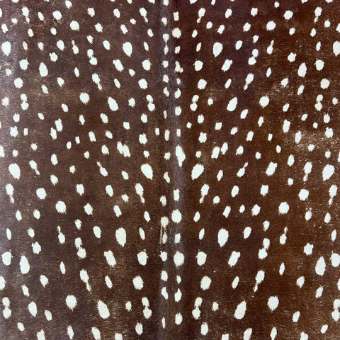 Axis Deer Print Cowhide Rug Size: 7x6 feet Z-337