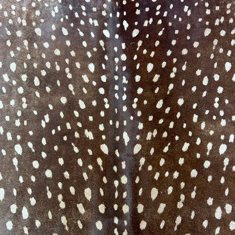 Axis Deer Print Cowhide Rug Size: 7x6 feet Z-338