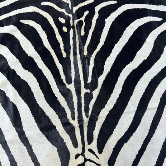 Ecco Zebra Printed Cowhide Rug Size: 7.2x6.2 feet Z-004
