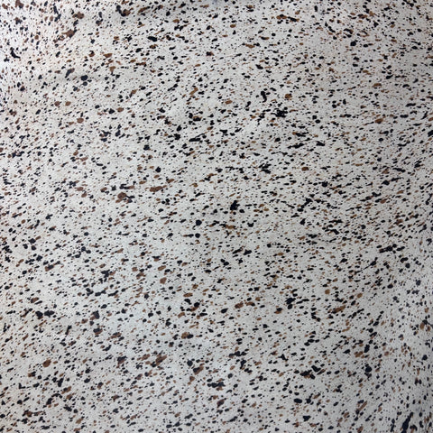 Salt & Pepper Tricolor Cowhide Rug (Fine Print/ big hide) Size: 8x7 feet Z-016