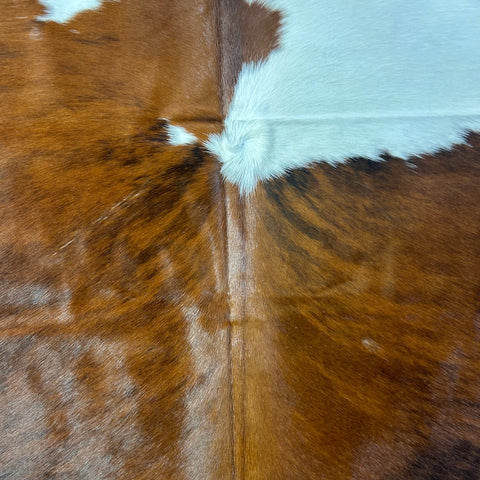 Tricolor Cowhide Rug Size: 7x6.2 feet D-569