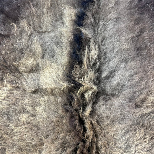 Bison Skin Rug (super nice fur!) Size: 8x6.2 feet Bison # 22