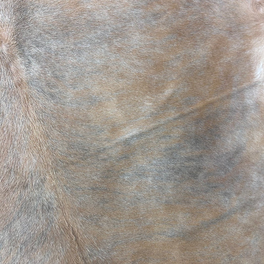 Beige Brindle Cowhide Rug (29.75 sq ft) Size: 6x6 feet Colombia-233