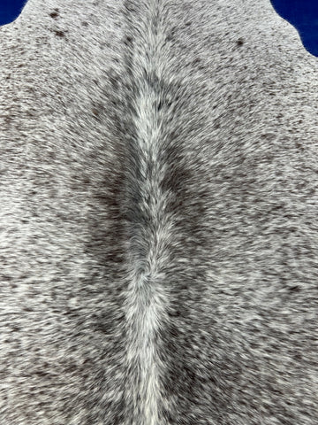 Speckled Brown & White Cowhide Rug Size: 6x6.5 feet M-1691