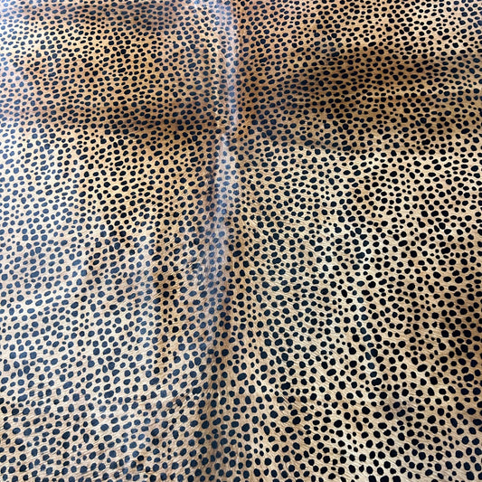 Cheetah Print Cowhide Rug Size: 7x6 feet Z-341