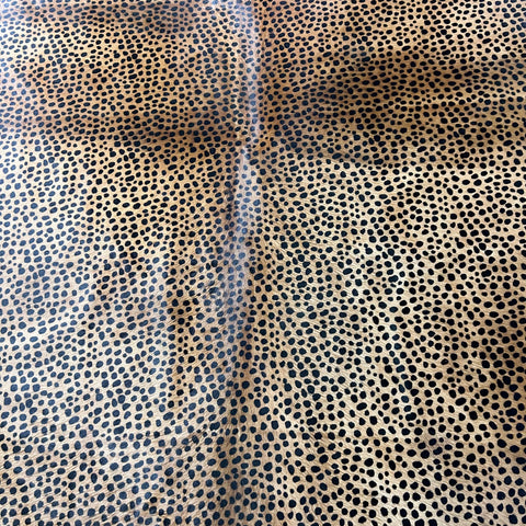 Cheetah Print Cowhide Rug Size: 7x6 feet Z-341